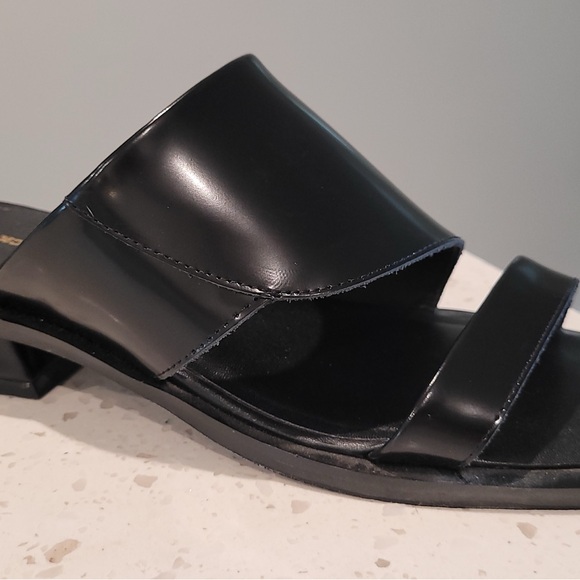 All Black Angle Mule (shoes) - Picture 2 of 9